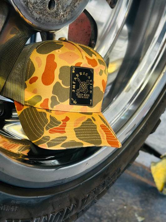 Patched Camo Hat