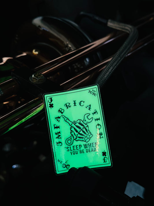 Glow In Dark JMFab Sticker