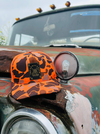 Patched Camo Hat